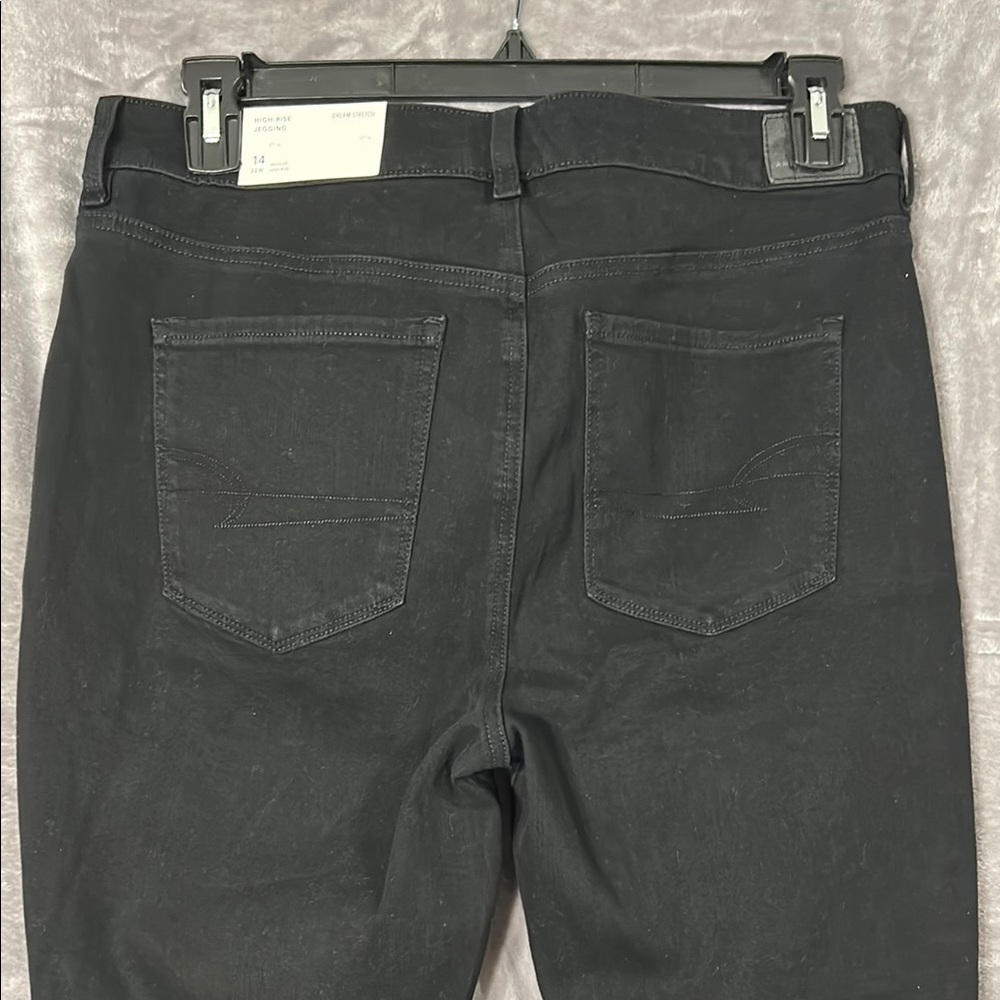 American Eagle Outfitters Black Jeggings Slim Fit - Picture 5 of 6